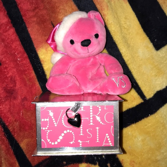 Victoria's Secret Other - Victoria’s Secret Santa bear 🐻 pink plush OBO